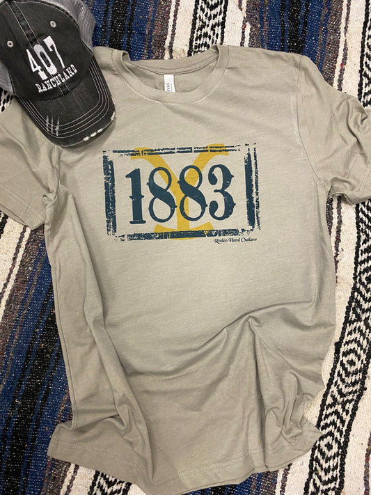 1883 Solid Graphic tee l Ranch l Unisex Jersey Short Sleeve Tee