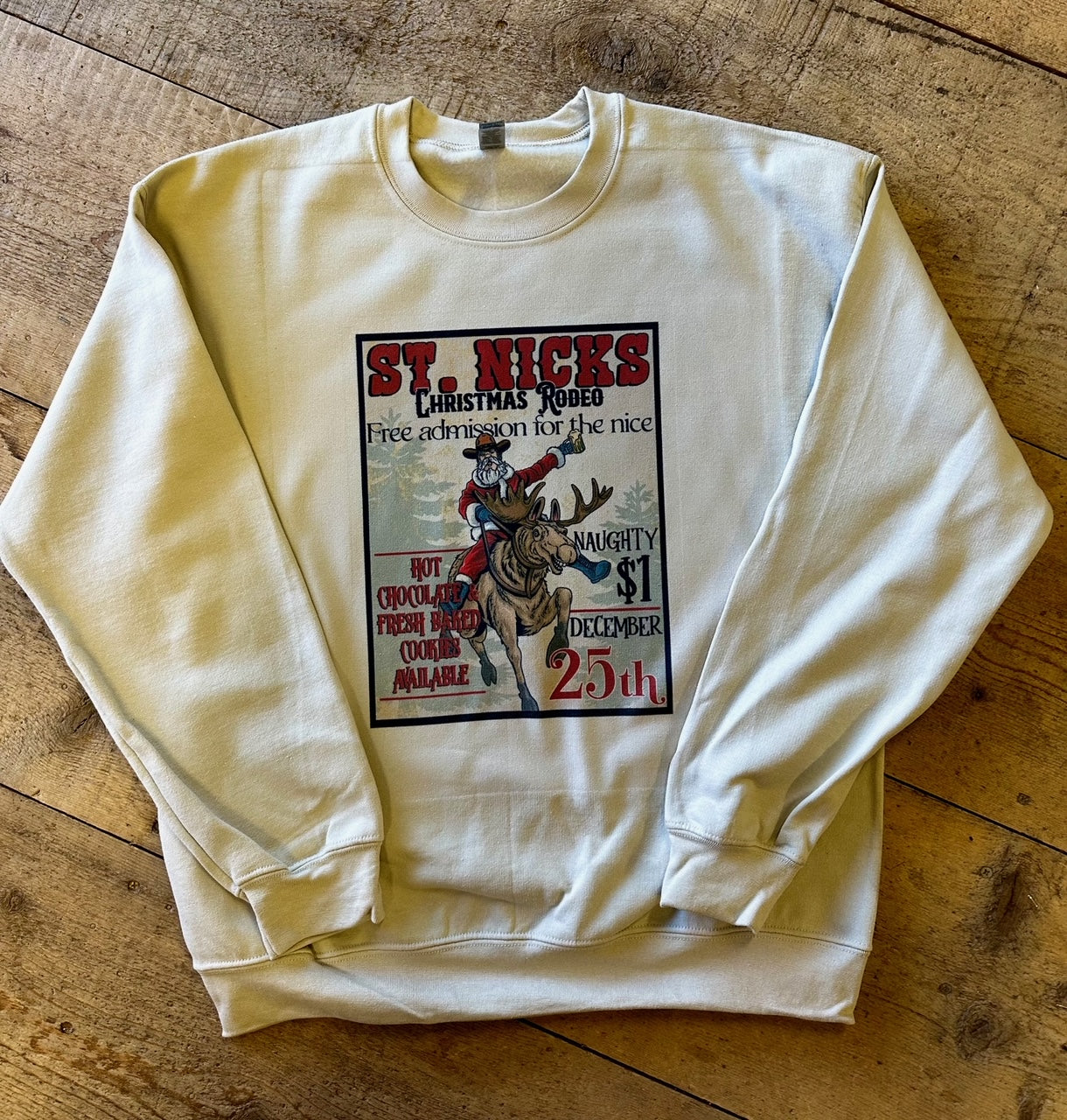 St. Nicks Christmas Rodeo Graphic Sweatshirt