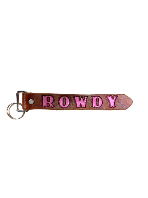 Rowdy: Handmade Western Leather Key Chains