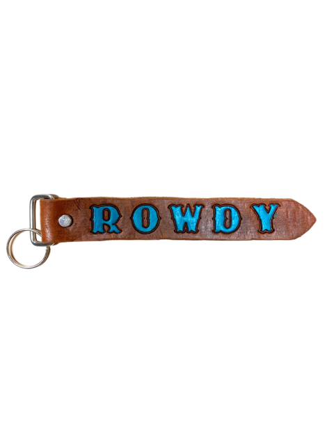 Rowdy: Handmade Western Leather Key Chains