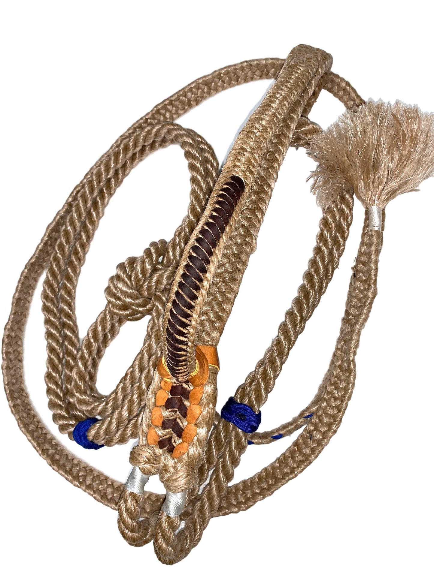 Rowdy Rowels Standard Stock 7 Plait Bull Rope | Bull Riding