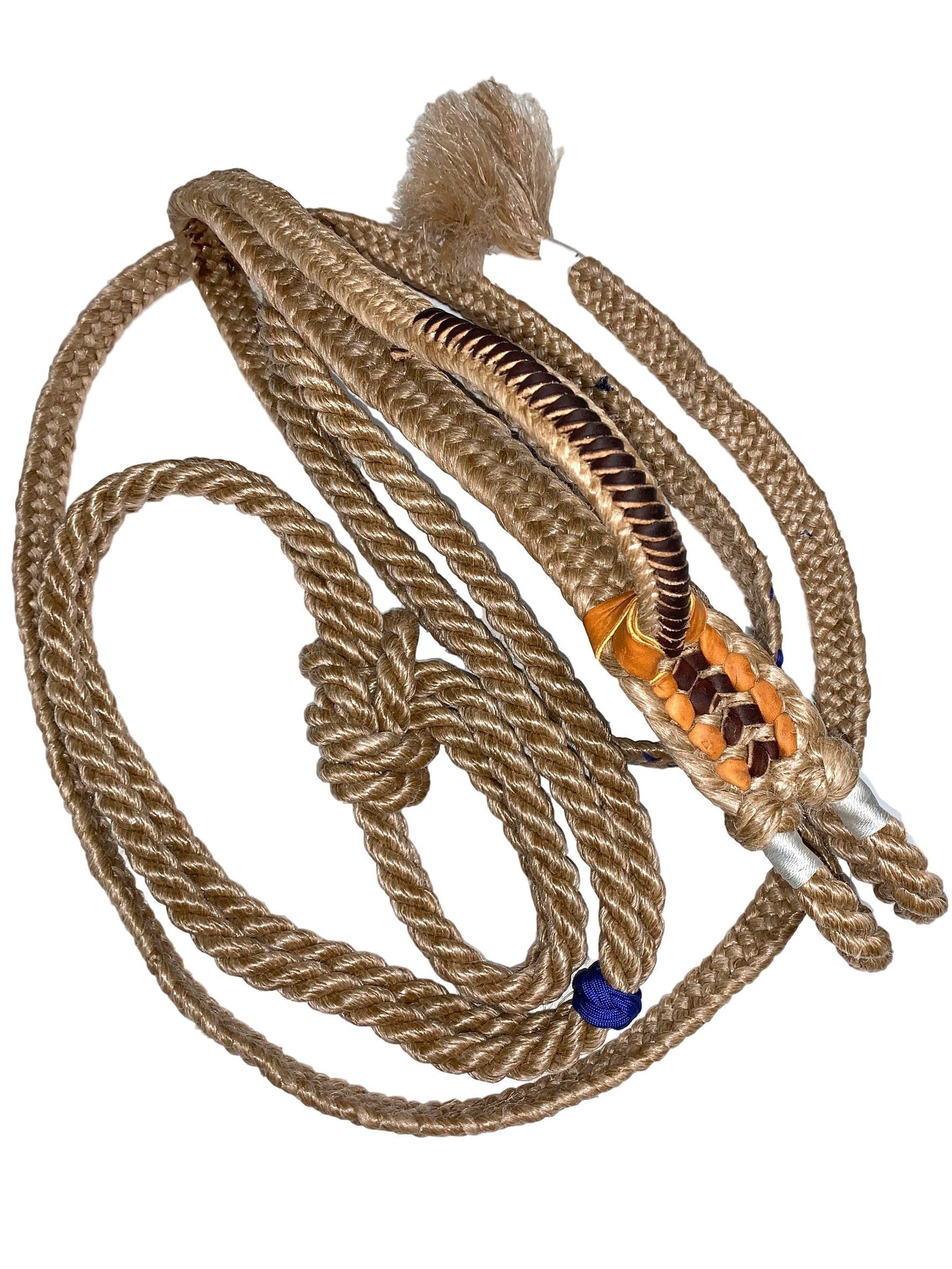 Rowdy Rowels Standard Stock 7 Plait Bull Rope | Bull Riding