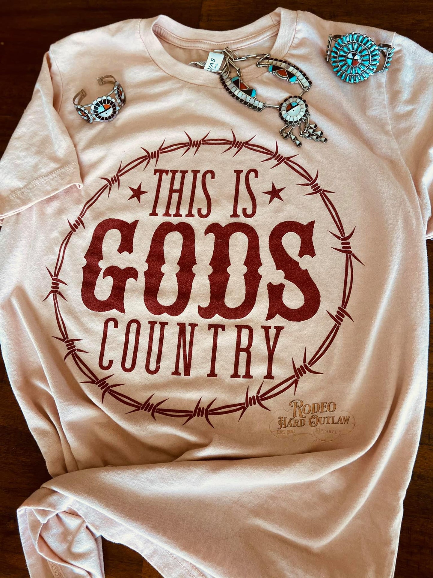 God's Country Western Graphic Tee l Unisex Jersey Short Sleeve Tee